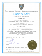 ipsc sertifikatas 2018